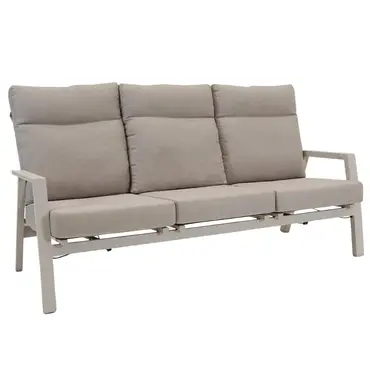 Loungebank ohio crema 3-pers