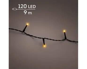 Lumineo basic Rice 120LED 9m klassiek warm - afbeelding 3