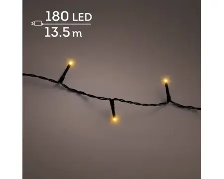 Lumineo basic Rice 180LED 13,5 m klassiek warm - afbeelding 3