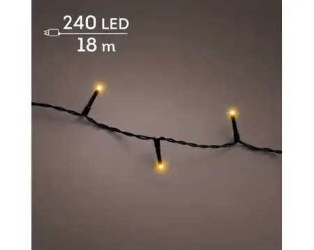 Lumineo basic Rice 240LED 18m klassiek warm - afbeelding 3