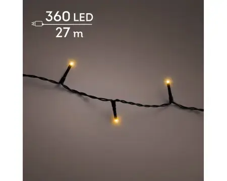 Lumineo basic Rice 360LED 27m klassiek warm - afbeelding 3