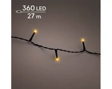 Lumineo basic Rice 360LED 27m klassiek warm - afbeelding 3