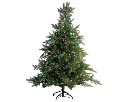 Lumineo cluster kerstverlichting | 1512 LED | 14 meter | soft multi colour - afbeelding 7