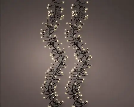 Lumineo cluster kerstverlichting | 768 LED | 7 meter | soft gold - afbeelding 6