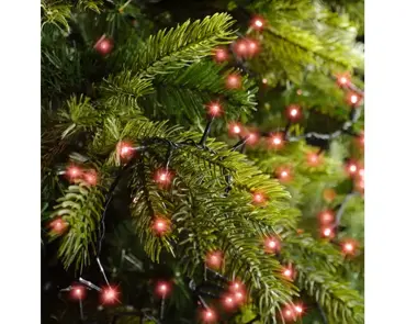 Lumineo compact kerstverlichting | 1000 LED | 22.5 meter | rood - afbeelding 6