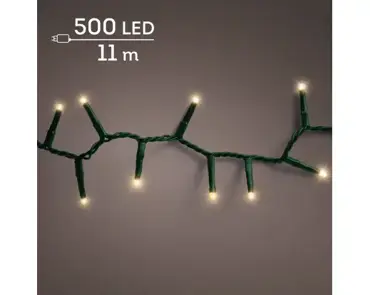 Lumineo compact kerstverlichting | 500 LED | 11 meter | soft gold - afbeelding 3