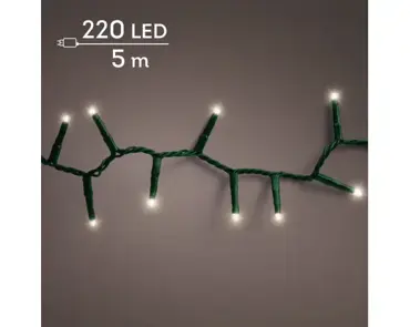 Lumineo Compact ricelights 220LED 5m warm wit - afbeelding 3