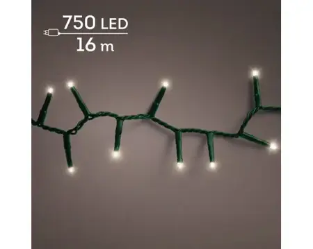 Lumineo Compact ricelights 750LED 16m warm wit - afbeelding 3