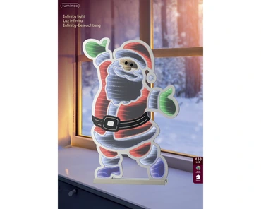 Lumineo Infinity light kerstman | 438 LED | 41x60x60 centimeter