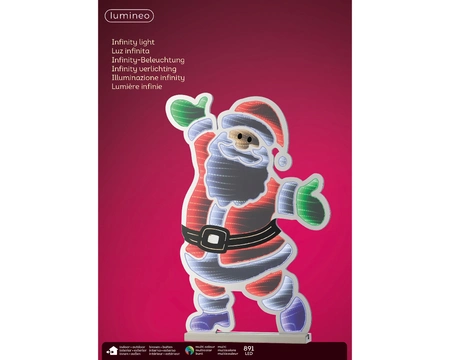 Lumineo Infinity light kerstman | 891 LED | 83x120x120 centimeter - afbeelding 2