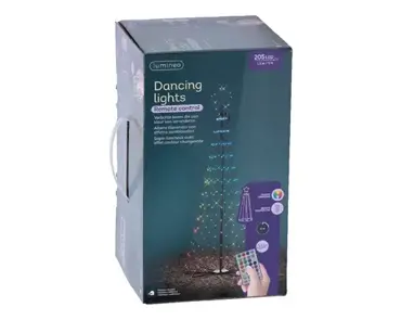 Lumineo led boom 60x150cm zwart/colour change