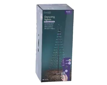 Lumineo led boom 80x180cm zwart/colour change