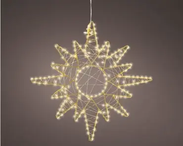 Lumineo led frame 39cm-355l goud/warm wit - afbeelding 3