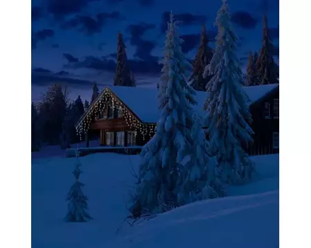 Lumineo led icicle xl twinkle l30m-900l wit