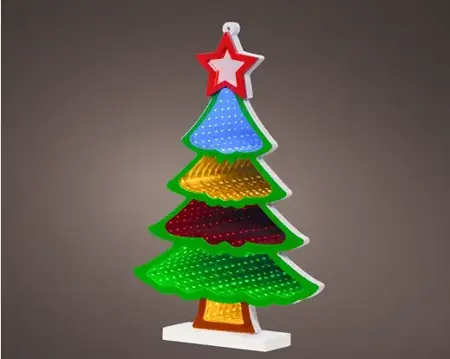 Lumineo led infinity kerstboom 180LED multi - afbeelding 3