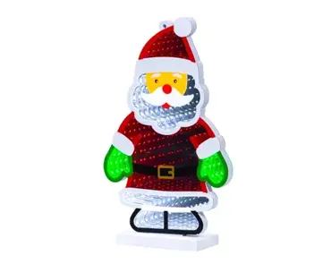 Lumineo led infinity kerstman 125LED multi - afbeelding 2