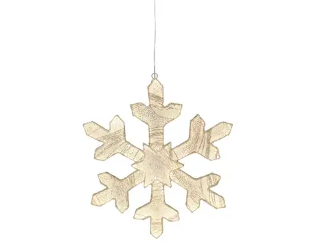 Lumineo led sneeuwvlok 59 604led wit/warm wit - afbeelding 3