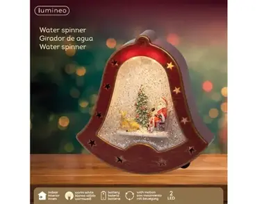 Lumineo led waterspinner bel warm wit