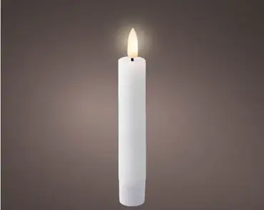 Lumineo leddinerkaars d2h14cm 2st wit - afbeelding 2