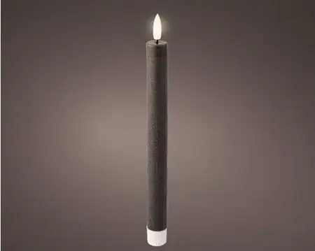 Lumineo leddinerkaars d2h24cm 2st grijs - afbeelding 2