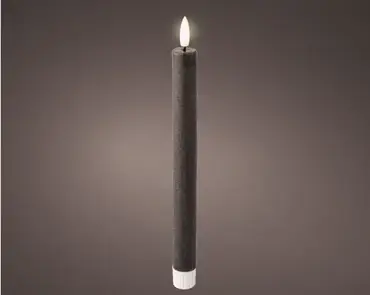 Lumineo leddinerkaars d2h24cm 2st grijs - afbeelding 2