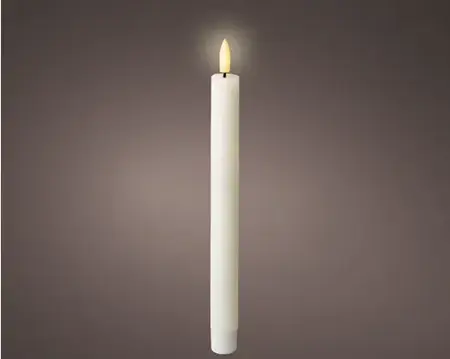 Lumineo leddinerkaars d2h24cm 2st wit - afbeelding 2