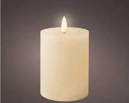 Lumineo ledkaars d7h11cm creme - afbeelding 2