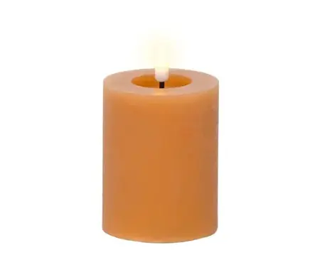 Lumineo ledkaars d7h11cm oranje - afbeelding 1