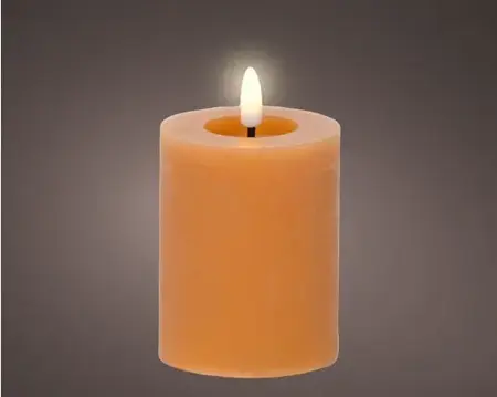 Lumineo ledkaars d7h11cm oranje - afbeelding 2