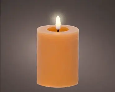 Lumineo ledkaars d7h11cm oranje - afbeelding 2