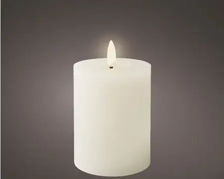 Lumineo ledkaars d7h11cm wit - afbeelding 2