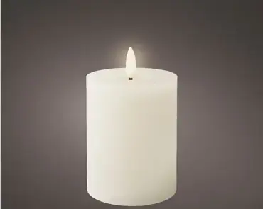 Lumineo ledkaars d7h11cm wit - afbeelding 2