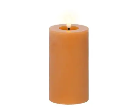 Lumineo ledkaars d7h15cm oranje - afbeelding 1