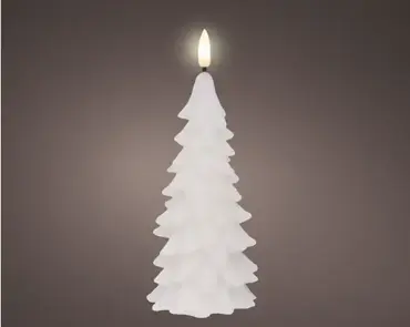 Lumineo ledkaars kerstboom 19.3cm wit - afbeelding 2