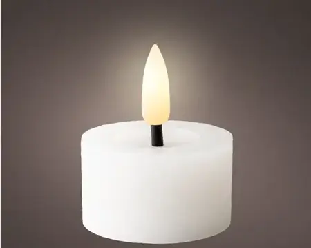 Lumineo ledtheelicht d4h5cm 2st wit - afbeelding 2