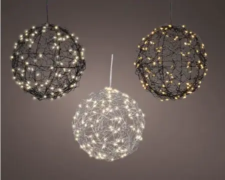 Lumineo micro led bal 15cm-60l warm wit - assortiment - afbeelding 2