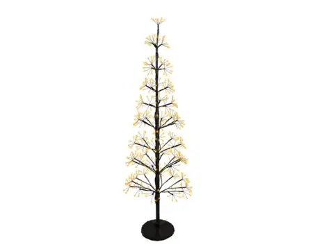 Lumineo Micro led boom 45x120cm-448led zwart/klassiek warm - afbeelding 3