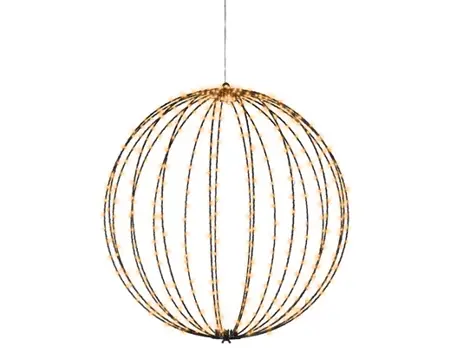 Lumineo Micro LED Framelight Ø58cm zwart met klassiek warm licht - afbeelding 3