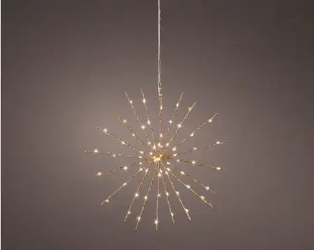 Lumineo micro led polestar d30cm koper/warm wit - afbeelding 3