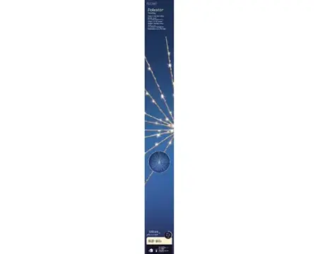 Lumineo micro led polestar d55cm koper/warm wit - afbeelding 1