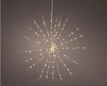 Lumineo micro led polestar d55cm koper/warm wit - afbeelding 3