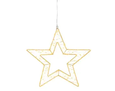 Lumineo Micro led ster 58cm-360led goud/warm wit/klassiek warm