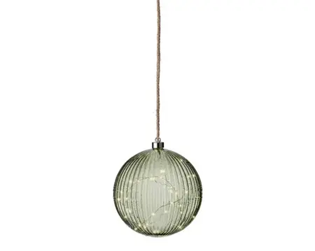 Lumineo microled bal 20cm groen/warm wit - afbeelding 3