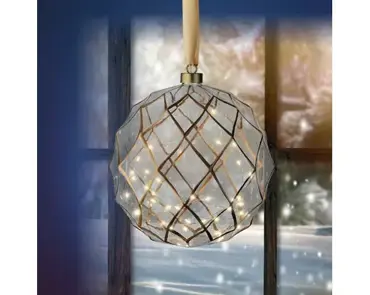 Lumineo microled bal 20cm helder/warm wit - afbeelding 2