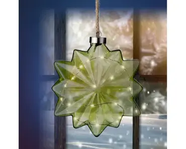 Lumineo microled bloem 19cm groen/warm wit - afbeelding 2