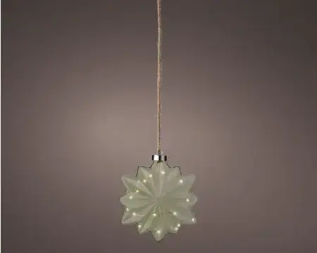 Lumineo microled bloem 19cm groen/warm wit - afbeelding 4