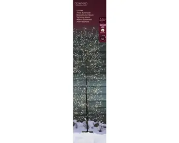 Lumineo Microled boom 30x150cm zwart/warm wit - afbeelding 1