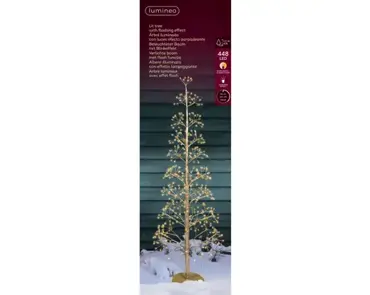 Lumineo microled boom | 448 LED | 1.2 meter | goud/warm wit/klassiek warm - afbeelding 1