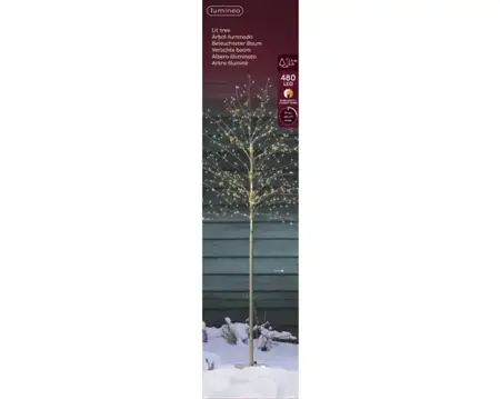 Lumineo microled boom | 480 LED | 1.5 meter | goud/warm wit/klassiek warm - afbeelding 1