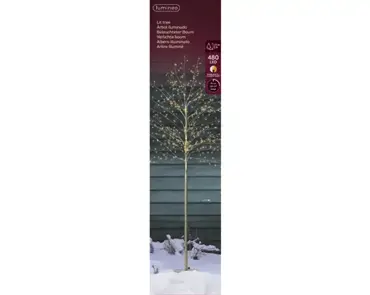 Lumineo microled boom | 480 LED | 1.5 meter | goud/warm wit/klassiek warm - afbeelding 1